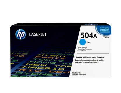 TONER HP CP3525 CM3530 MFP CYAN