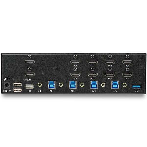 StarTech.com SV431DHD4KU interruptor KVM Montaje en rack Negro