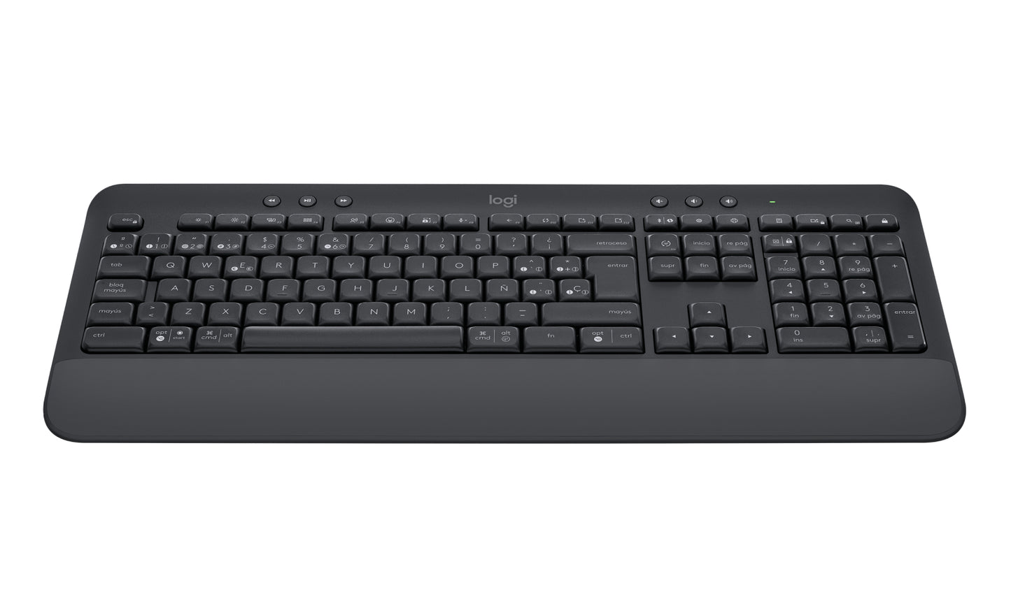 Logitech 920-010910 teclado Oficina Bluetooth QWERTY Español Grafito
