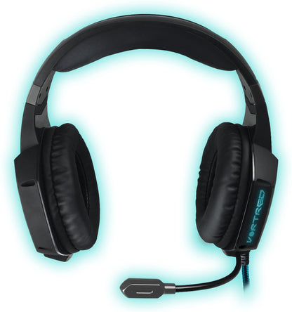 Audífonos Vortred Gamer 7.1 Assault Sonido Envolvente Color Negro