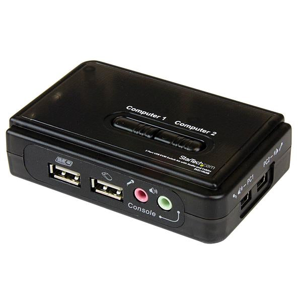 StarTech.com SV211KUSB interruptor KVM Negro