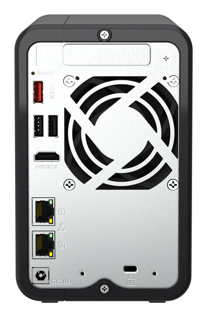 QNAP TS-264 NAS Tower Intel® Celeron® N5095 8 GB 0 TB QNAP Turbo System Negro, Oro