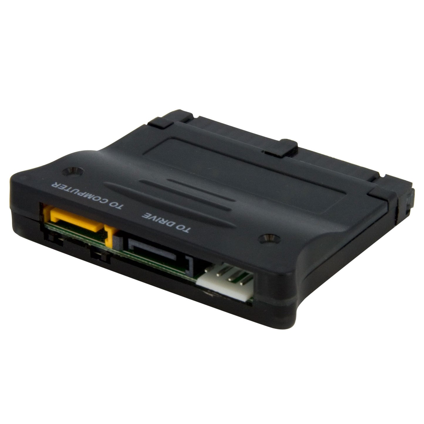 StarTech.com PATA2SATA3 cambiadores de género de cables 2 x SATA Data 7 pin M/1 x IDE 40 pin F SP4 M Negro