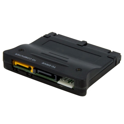 StarTech.com PATA2SATA3 cambiadores de género de cables 2 x SATA Data 7 pin M/1 x IDE 40 pin F SP4 M Negro