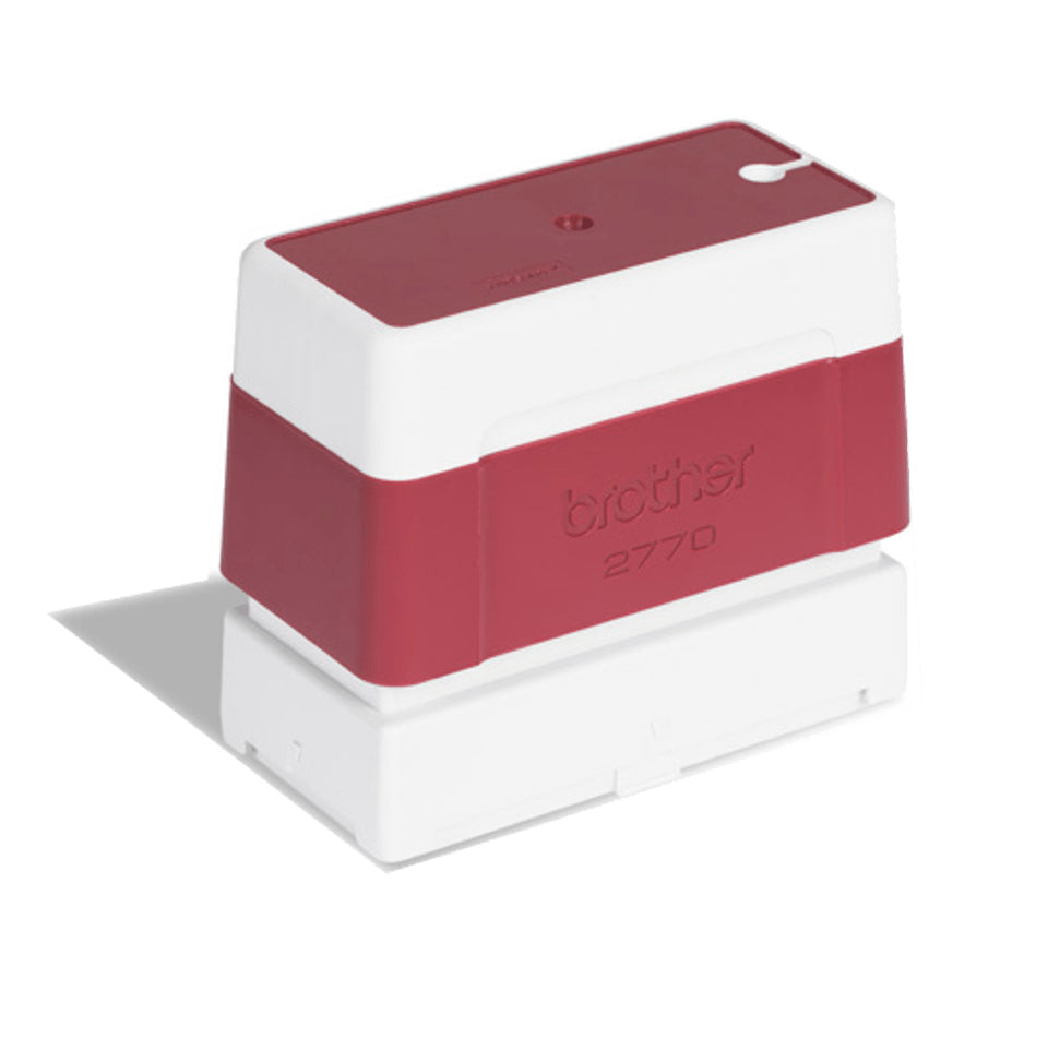 Sello Brother 27mmx70mm 6 Piezas Color Rojo