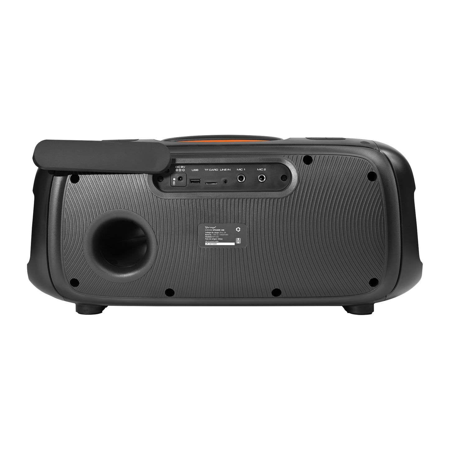 Bafle Vorago KSP-530 40W RMS 2x6 2x2.5 Tweeter 5400MAh Flame Light TWS USB / TF / BT / AUX