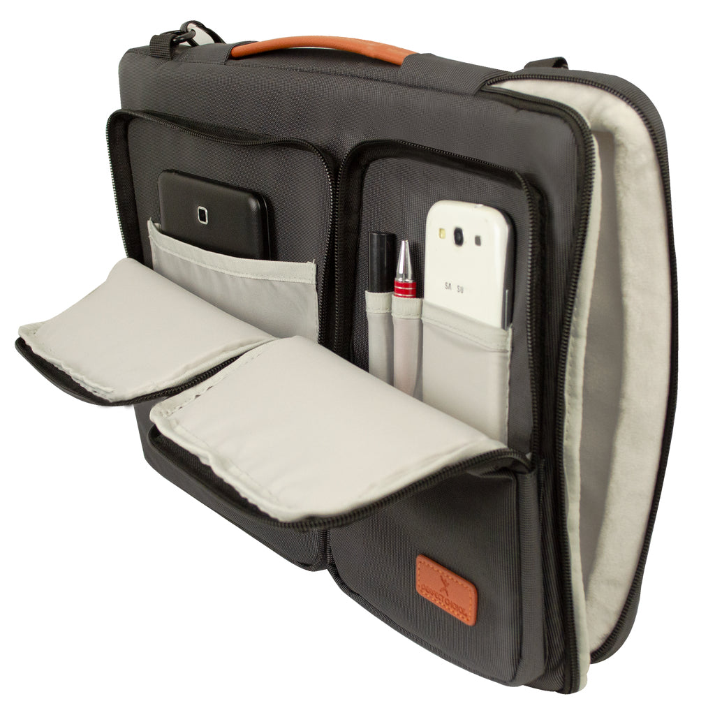 Maletín Perfect Choice Ashbag Ejecutivo para Laptop 15.6" Color Negro