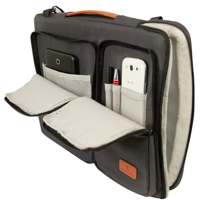 Maletín Perfect Choice Ashbag Ejecutivo para Laptop 15.6" Color Negro