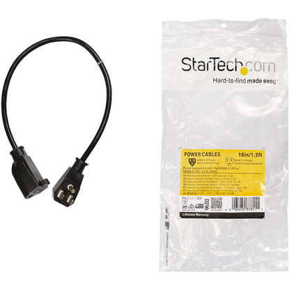 StarTech.com PACF10118IN cable de alimentación Negro 0.5 m