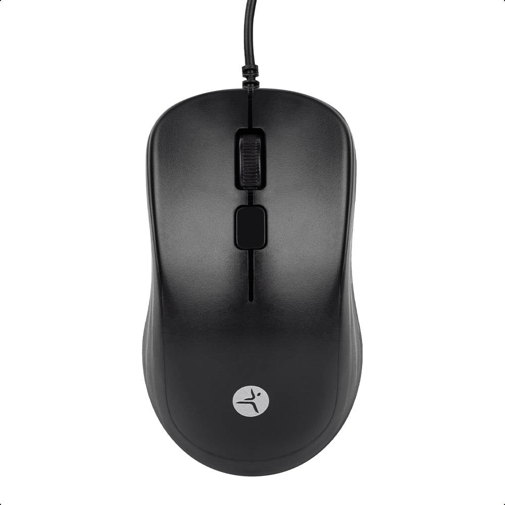 Mouse Alambrico TechZone de Materiales ABS 3Botones 1200Dpi Longitud de Cable 1.35Metros