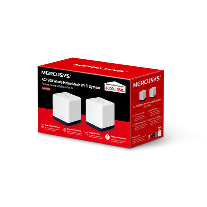 Mercusys Halo H50G (2-pack) Doble banda (2,4 GHz / 5 GHz) Wi-Fi 5 (802.11ac) Blanco 3 Interno