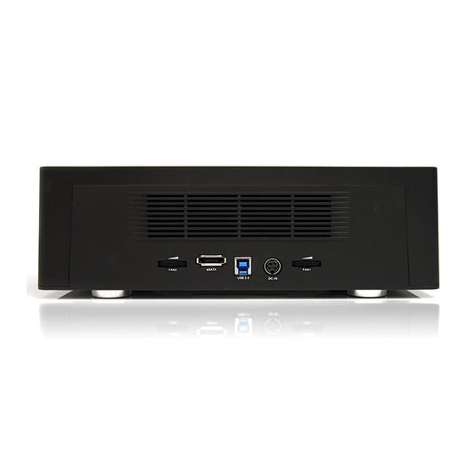 StarTech.com SATDOCK4U3RE duplicador de datos o soporte Duplicador de discos duros Negro 3 copias