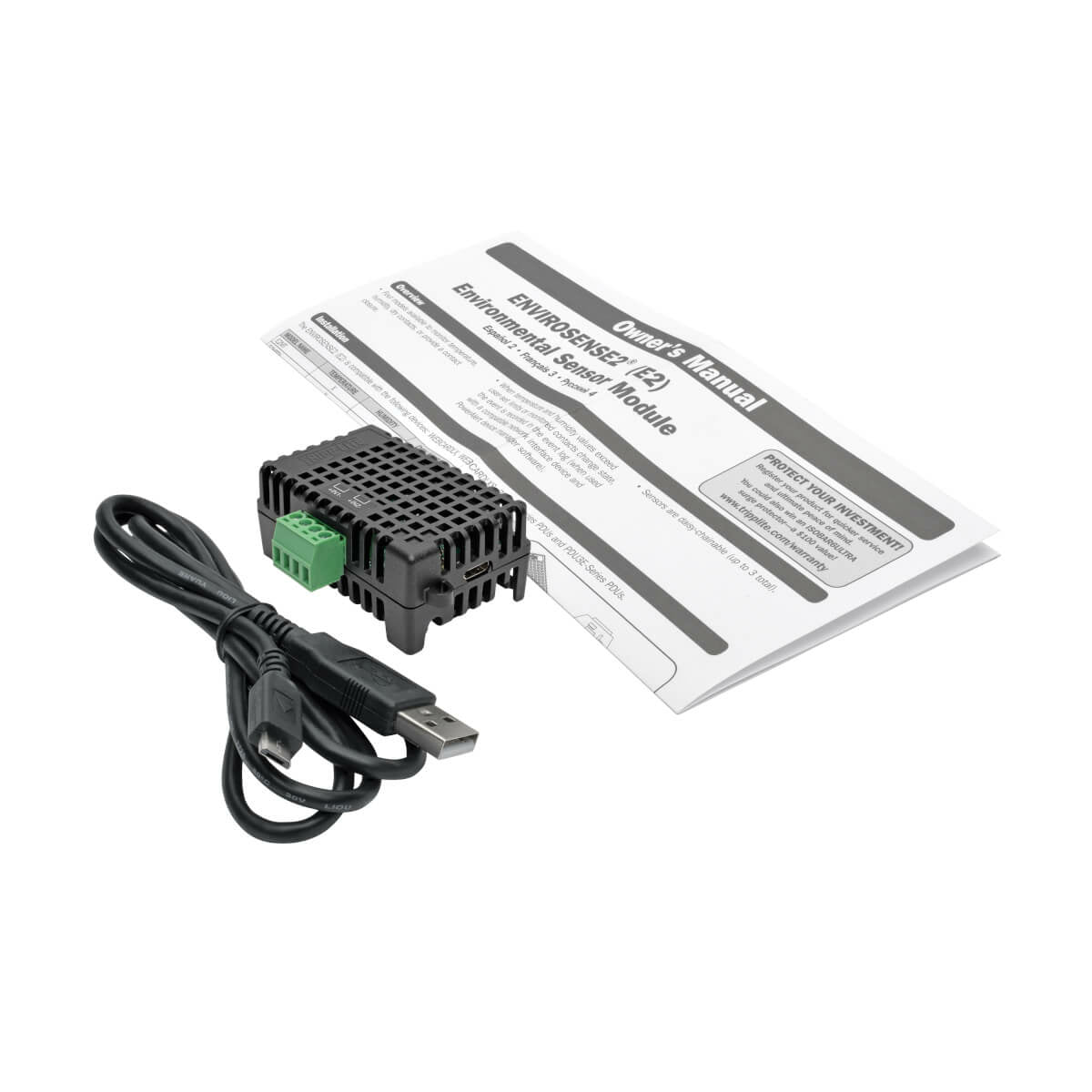 Tripp Lite E2MTHDI sensor de temperatura o humedad Interior Integrado Alámbrico