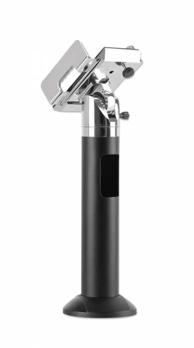 Manhattan 462242 soporte Soporte activo para teléfono móvil Negro, Plata