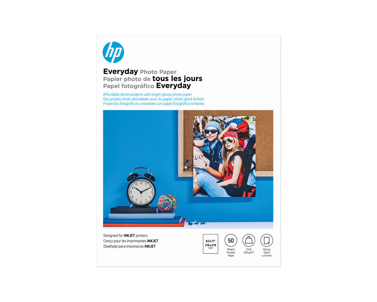 Papel HP Everyday Semi Gloss Photo Paper a 50HJS