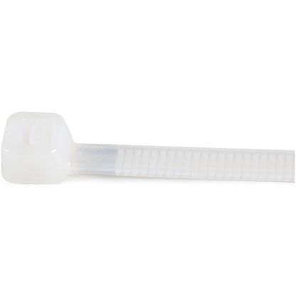 StarTech.com CBMZT10N sujeción para cable Abrazadera de cable liberable Nylon, Plástico Blanco 100 pieza(s)
