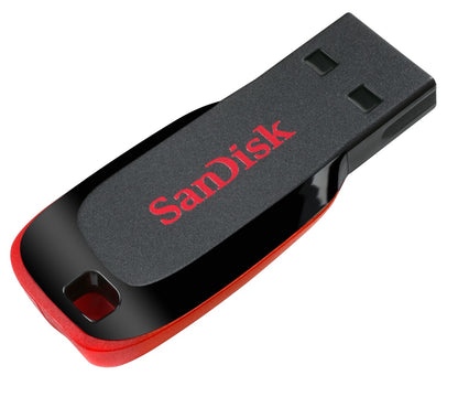 Memoria USB SanDisk Flash Cruzer Blade 16GB USB 2.0 Color Negro SDCZ50-016G-B35