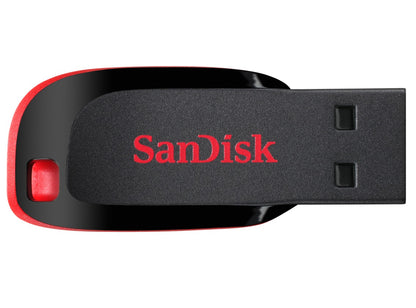 Memoria USB SanDisk Flash Cruzer Blade 16GB USB 2.0 Color Negro SDCZ50-016G-B35