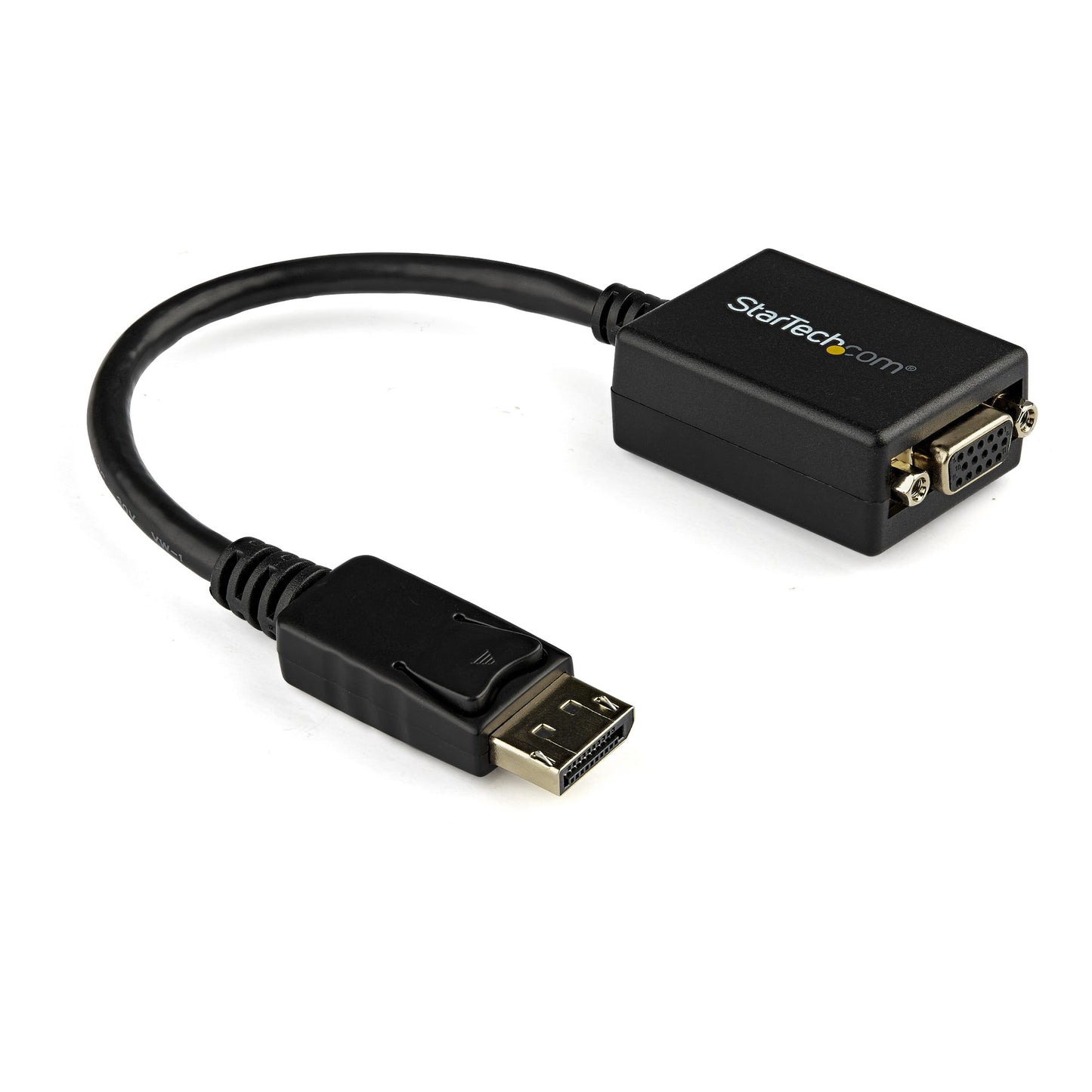 StarTech.com DP2VGA2 adaptador de cable de vídeo 0.225 m VGA (D-Sub) Negro