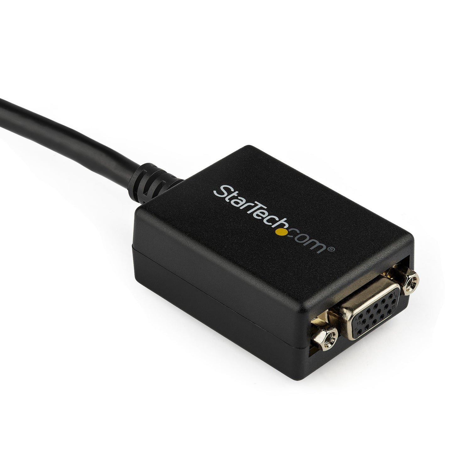 StarTech.com DP2VGA2 adaptador de cable de vídeo 0.225 m VGA (D-Sub) Negro