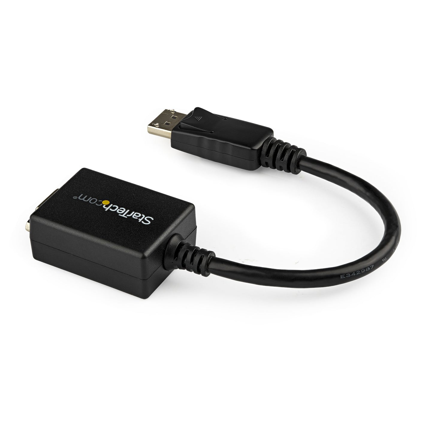StarTech.com DP2VGA2 adaptador de cable de vídeo 0.225 m VGA (D-Sub) Negro