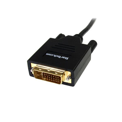 StarTech.com MDP2DVIMM6 adaptador de cable de vídeo DVI-D Negro
