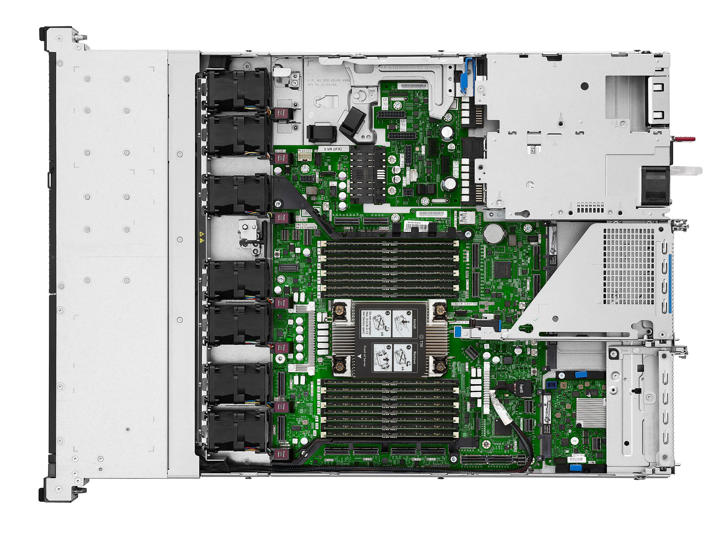 HPE ProLiant Compute DL320 Gen12 6505P 12c 1P 2x32GB-R 8SFF MR408i-o 1x960GB SSD 2x800W PS LA Server servidor 960 GB Bastidor (1U) Intel® Xeon® 2.2 GHz 64 GB DDR5-SDRAM 800 W