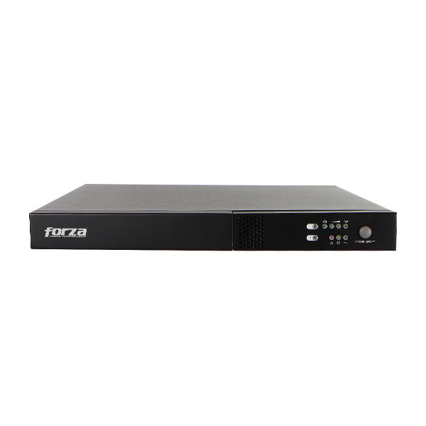 UPS Doble Conversión en Línea Forza FDC-1001RUL con Capacidad de 1000VA/800W Onda Senoidal Pura 3 Salidas 120V Negro