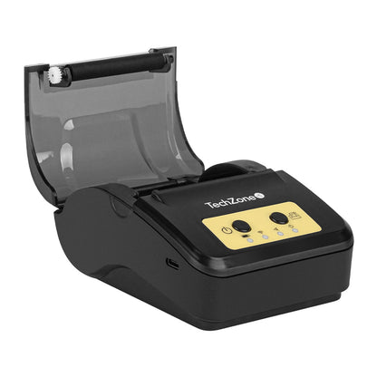 Impresora Termica TechZone POS Portatil Batería Recargable 80mm/s 203dpi Interfaz USB/BT