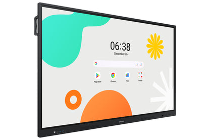 Pantalla Samsung E Board WAF 75" Interactiva 40 Multi Touch Android OS 14 UHD Resolución 3840x2160 350 Nits
