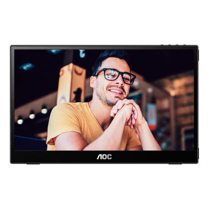 AOC 16T20 televisor y monitor portátil Negro 39.6 cm (15.6") 1920 x 1080 Pixeles