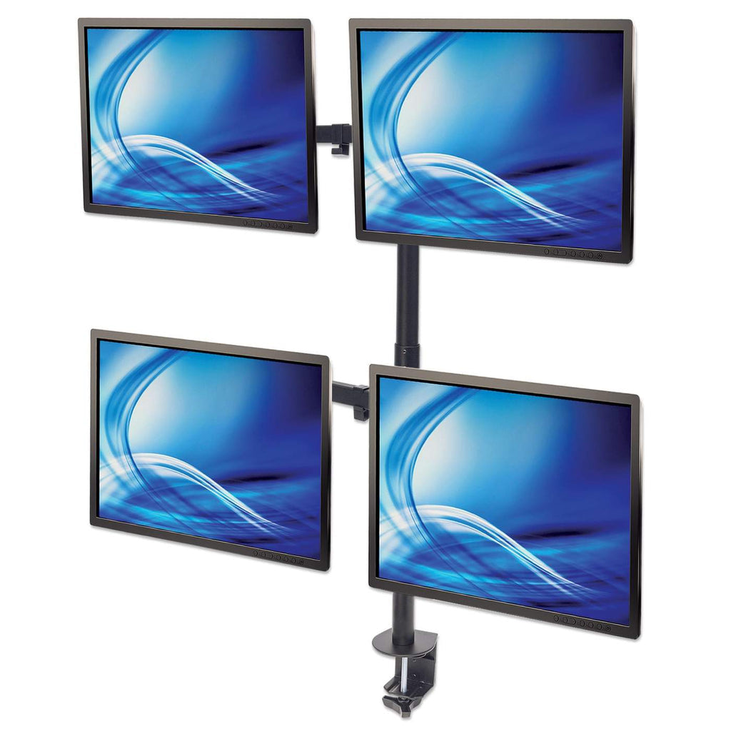 Manhattan 461566 soporte para pantalla plana 81.3 cm (32") Escritorio Negro
