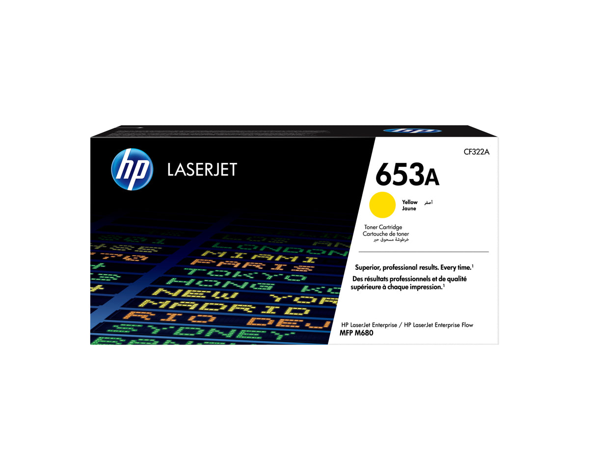 Toner HP 653A Amarillo