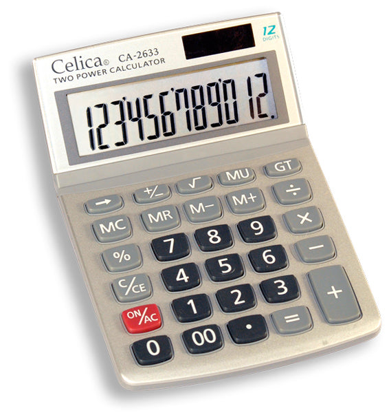 CALCULADORA CELICA CA-2633 SEMI-ESCRIT 12 DIGITOS DUAL