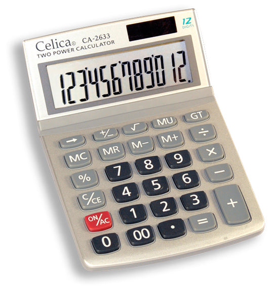 CALCULADORA CELICA CA-2633 SEMI-ESCRIT 12 DIGITOS DUAL