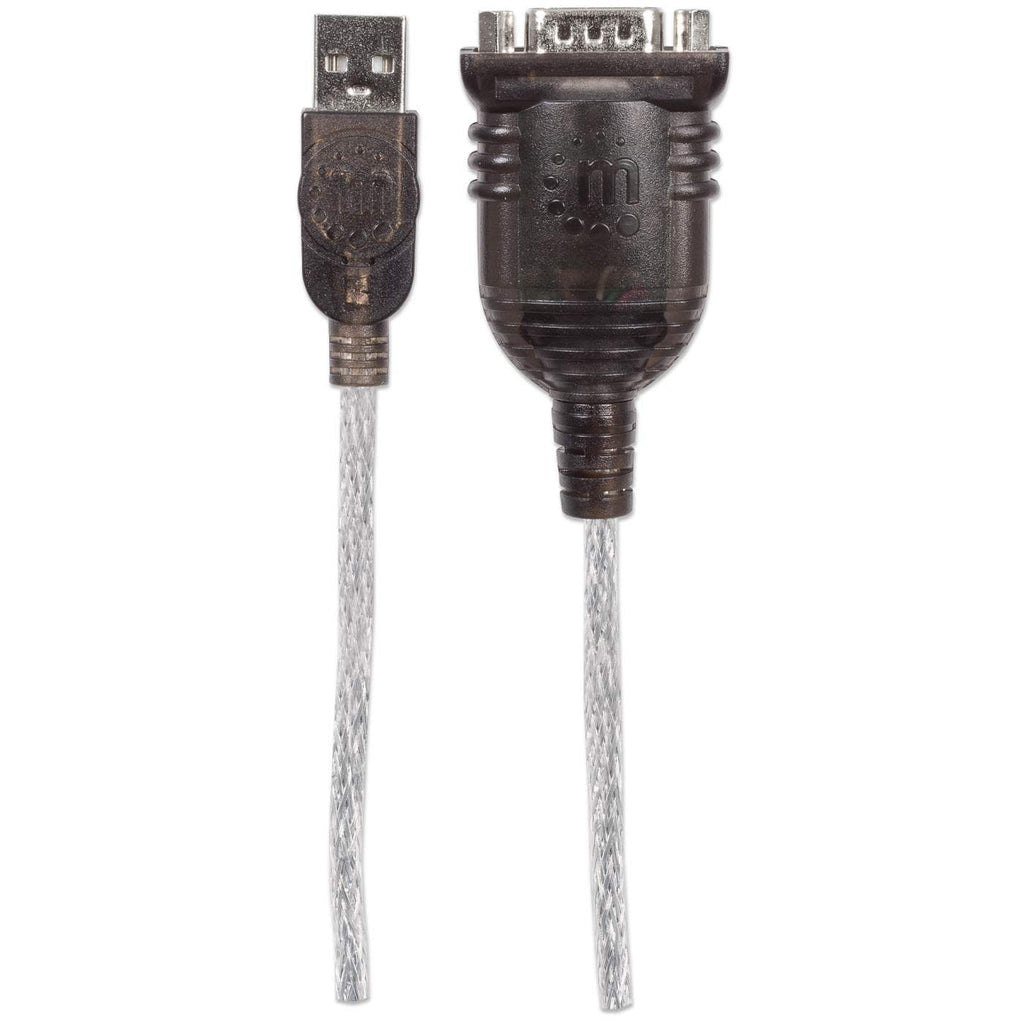 Convertidor Manhattan USB a Serial DB9M 45cm Bolsa