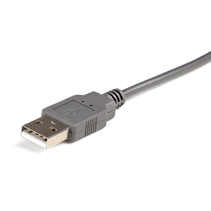 StarTech.com ICUSB232DB25 cable serial Gris USB tipo A DB-9