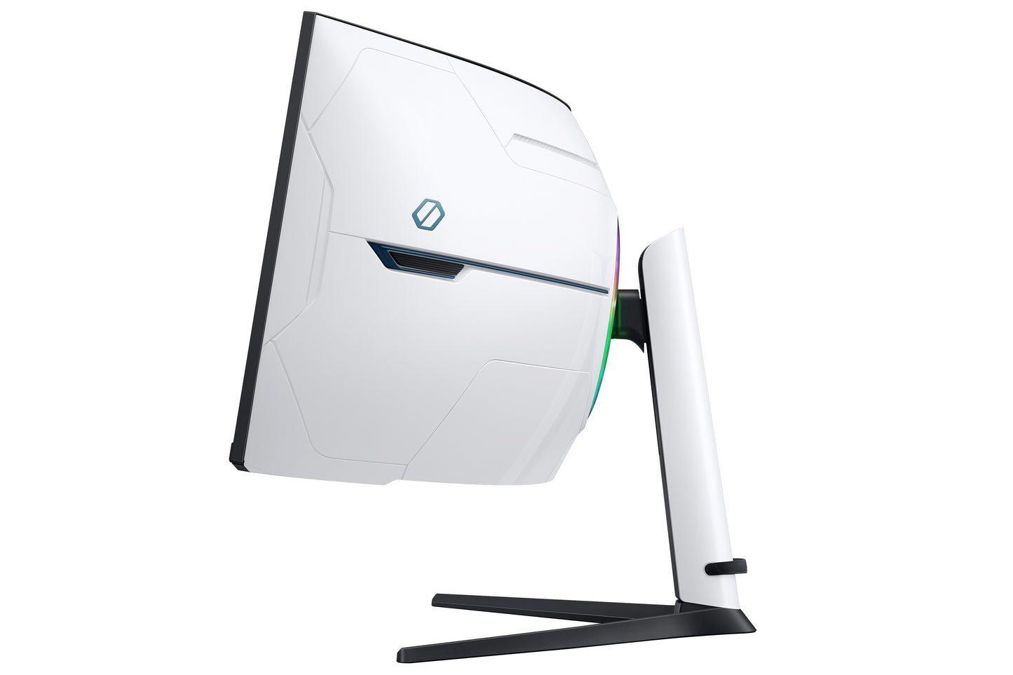 Samsung LS57CG950NLXZX monitor de computadora 144.8 cm (57") 7680 x 2160 Pixeles Dual UHD LED Negro, Blanco