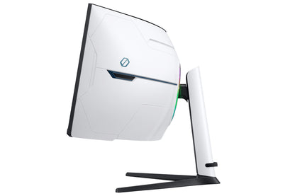 Samsung LS57CG950NLXZX monitor de computadora 144.8 cm (57") 7680 x 2160 Pixeles Dual UHD LED Negro, Blanco
