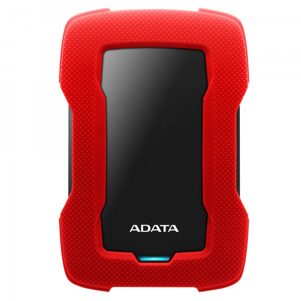 Disco Duro Externo Adata 1TB HD330 2.5" USB 3.1 RojoNegro A Prueba de Golpes