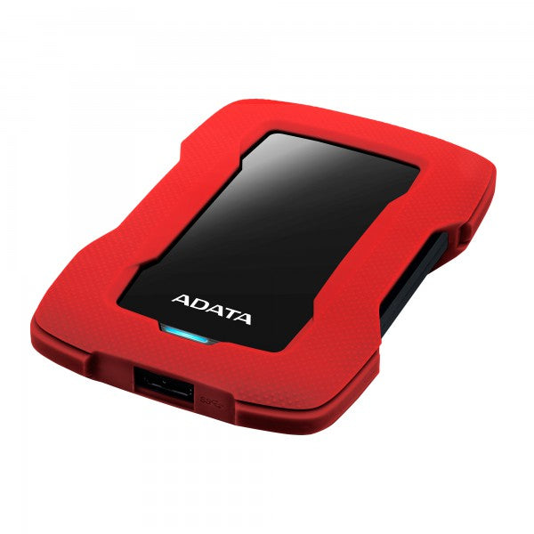 Disco Duro Externo Adata 1TB HD330 2.5" USB 3.1 RojoNegro A Prueba de Golpes