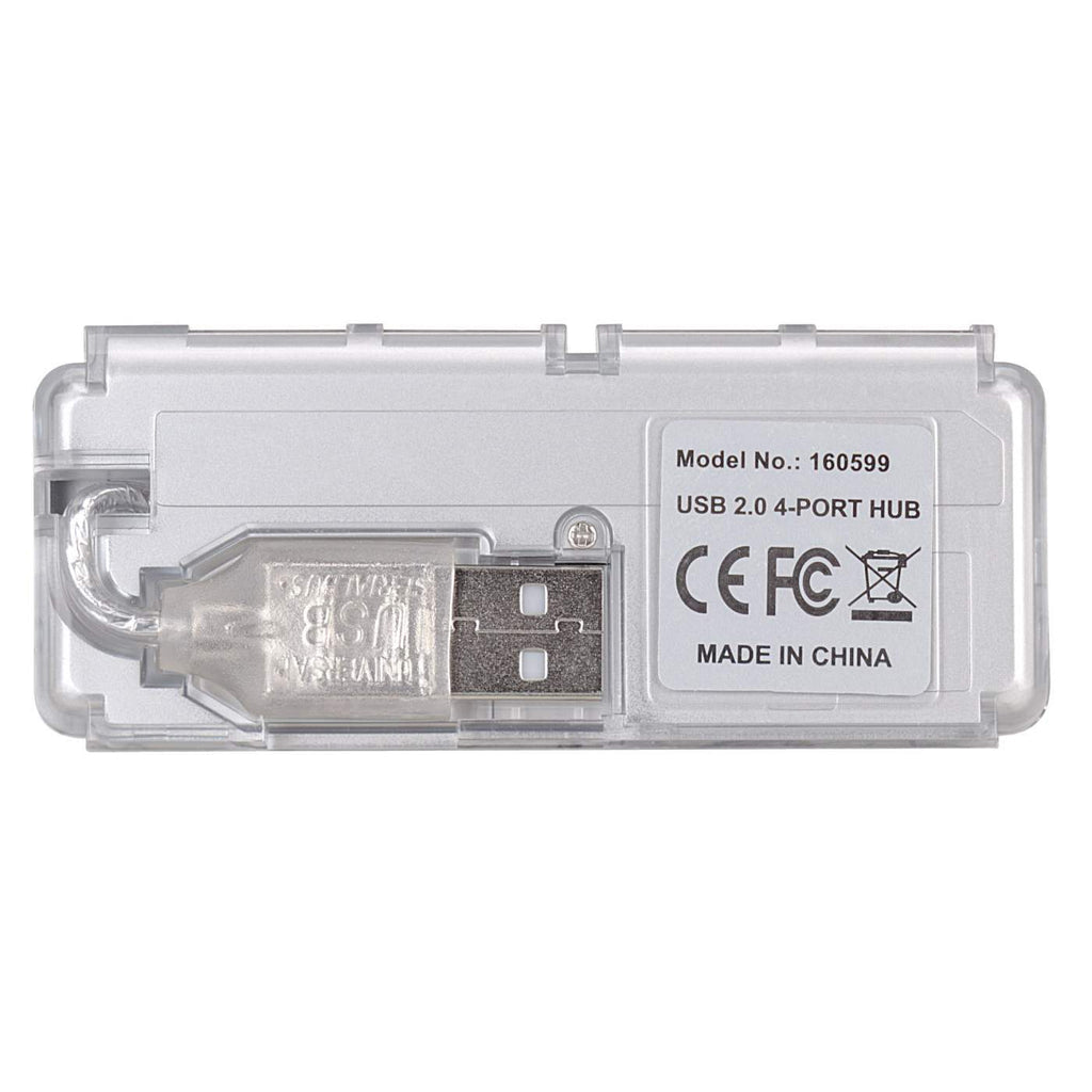 Manhattan 160599 nodo concentrador USB 2.0 480 Mbit/s Gris