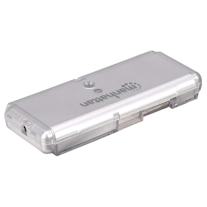 Manhattan 160599 nodo concentrador USB 2.0 480 Mbit/s Gris
