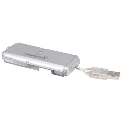 Manhattan 160599 nodo concentrador USB 2.0 480 Mbit/s Gris