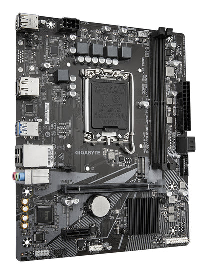 Tarjeta Madre Gigabyte H610M K V2 Micro-ATX S-1700 128GB DDR5 M.2 HDMI/DP