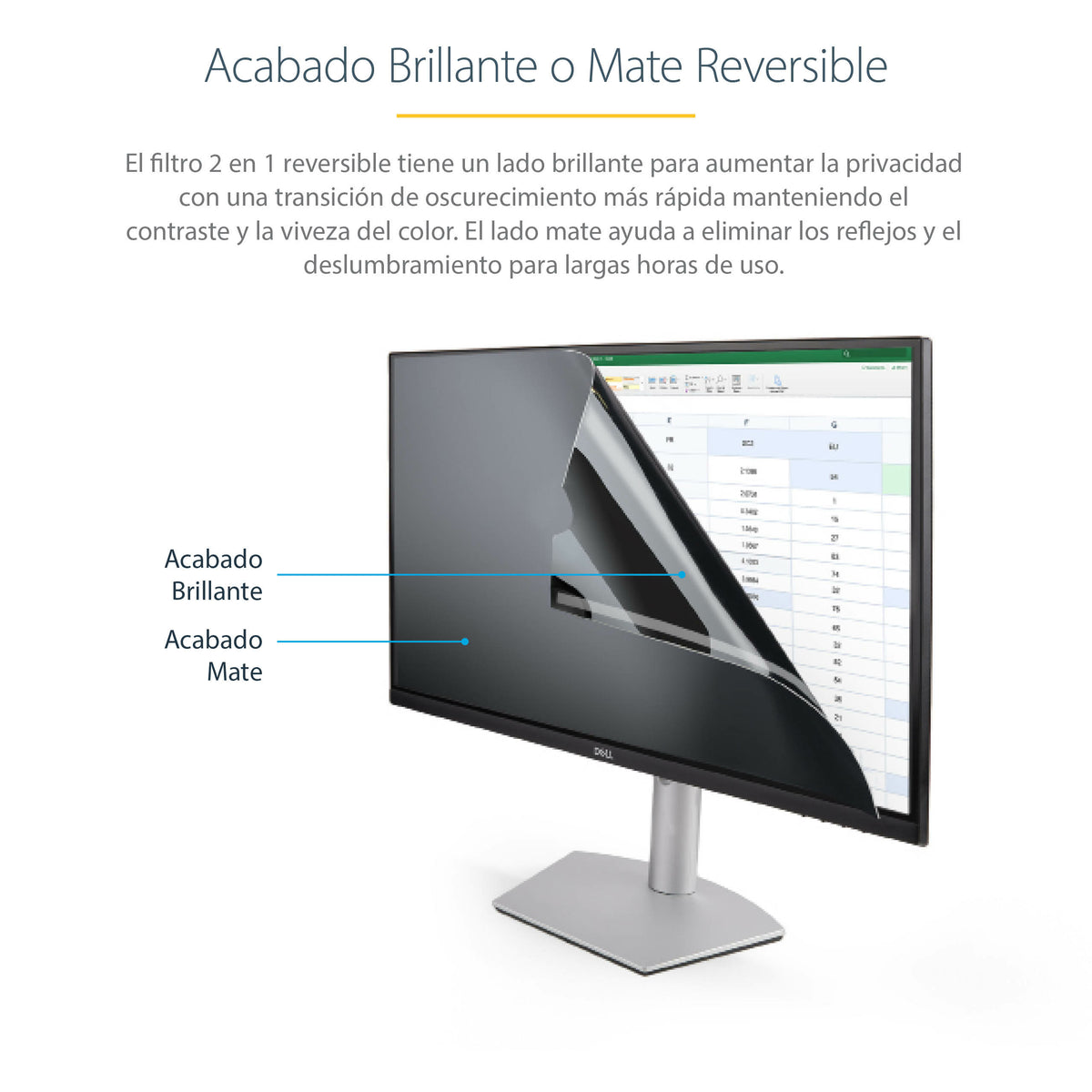 StarTech.com PRIVSCNMON21 filtro para monitor 54.6 cm (21.5")