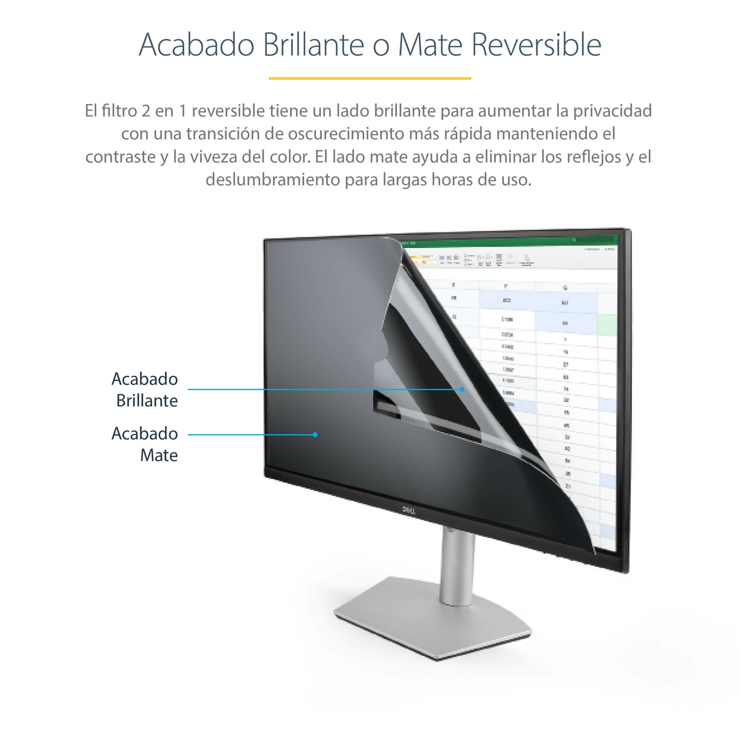 StarTech.com PRIVSCNMON27 filtro para monitor 68.6 cm (27")