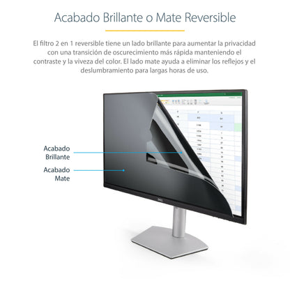 StarTech.com PRIVACY-SCREEN-22MB filtro para monitor 55.9 cm (22") Filtro de privacidad para pantallas sin marco