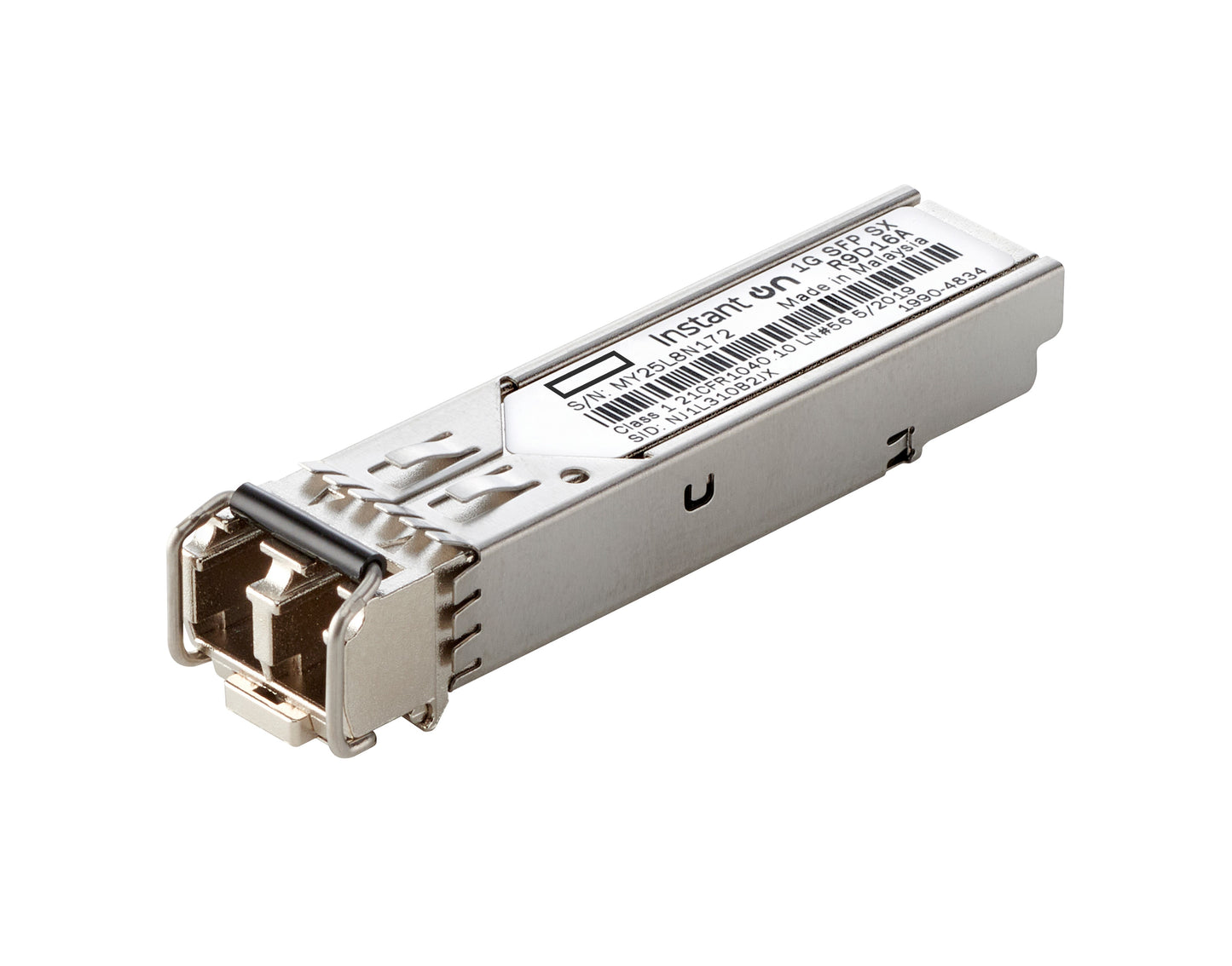 HPE Aruba Networking Networking Instant On 1G SFP LC SX 500m OM2 MMF Transceiver módulo de red del transceptor Fibra óptica 1000 Mbit/s