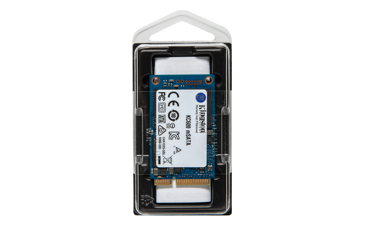 Unidad de Estado Sólido SSD Kingston 256 GB KC600 SATA III/mSATA